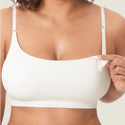 Ribbed Scoop Nursing Bralette