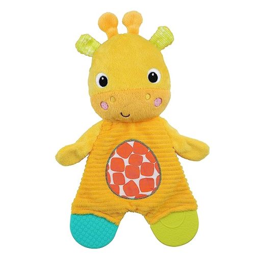 Bright Starts Snuggle & Teethe BPA-free Crinkle Teething Plush Baby Toy - Giraffe