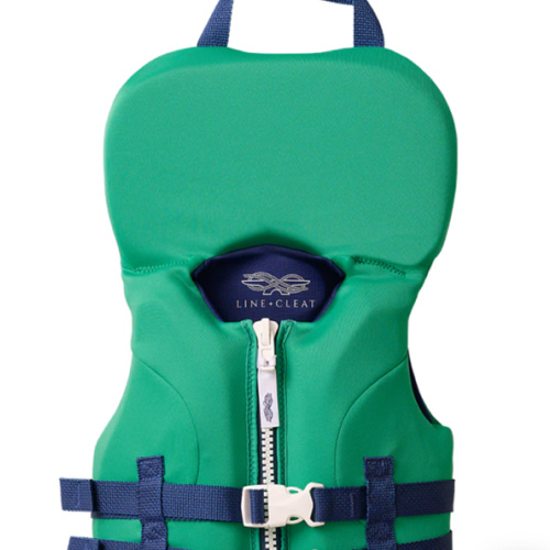 Green USCG Infant Life Jacket – Line + Cleat