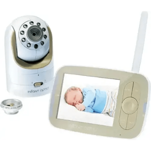 Infant Optics - Video Baby Monitor with 3.5" Screen - Gold/White