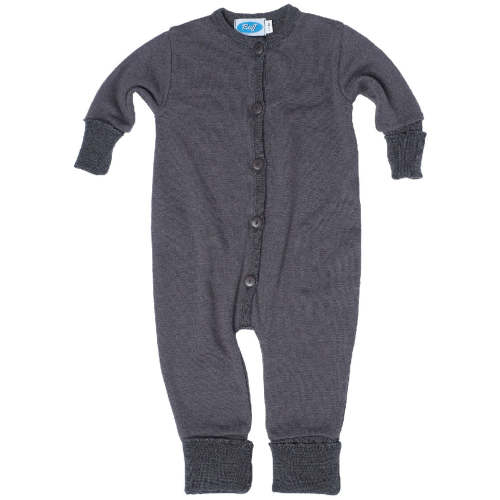 Wool/silk knit overall