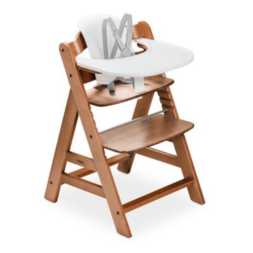 Hauck Alpha+ Highchair Set - Walnut