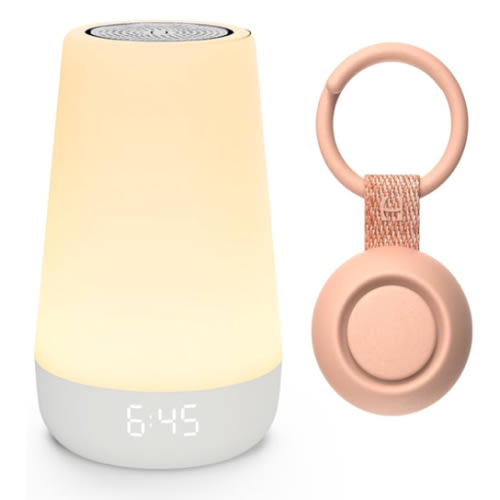 Hatch Baby Sleep Bundle: Home & Travel Sound Machines Includes Rest 2nd Gen and Portable Rest Go (Peach)