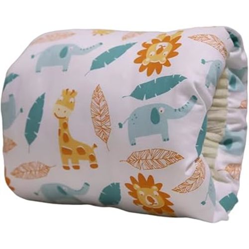 Cozy Cradle Pillow, Cozy Cradle Arm Pillow, Baby Nursing Pillow Head Support Pillow for Breastfeeding Bottle Feeding (Deer Elephants)