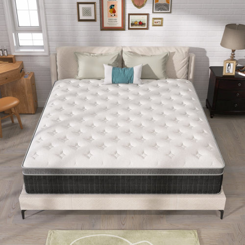 Alwyn Home Trina Medium Memory Foam Pocket Spring Hybrid Mattress & Reviews | Wayfair