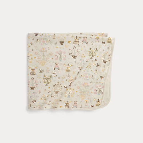 Polo Bear Cotton Interlock Blanket