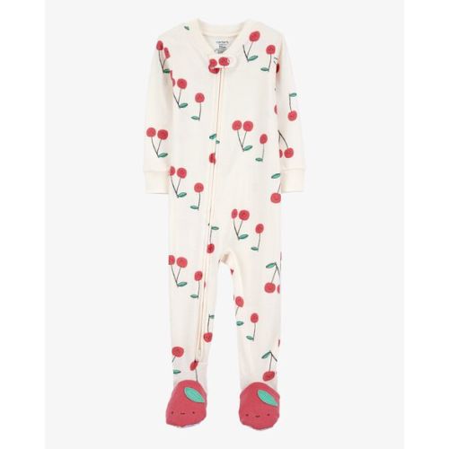 Toddler Cherry Print Snug Fit Cotton Footie 1-Piece Pajamas - Carter's | Carter's