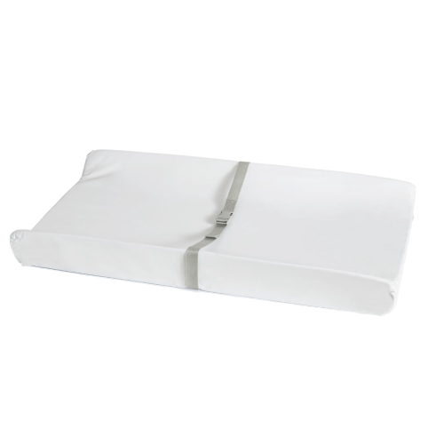Munchkin Secure Grip Baby Diaper Changing Pad for Dresser, Waterproof and Wipeable, Contoured, Standard Size (16" x 31"), White