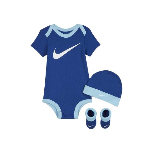 Nike Baby Boys' 3-Piece Layette Set - Navy Blue, 0-6 Months