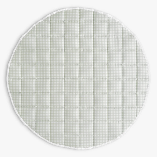 Picnic Gingham Play Mat - Green