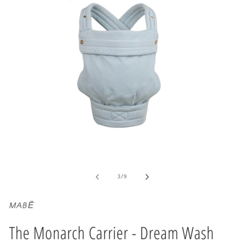 The Monarch Carrier - Dream Wash Denim – Mabē
