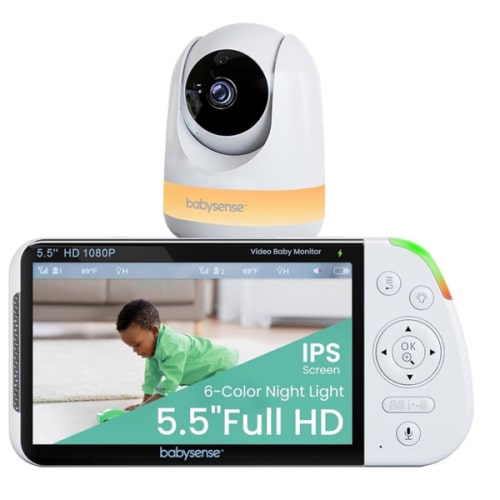 Babysense MaxView: Best Baby Monitor With a Camera, Light & White Noise Machine