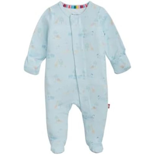 Magnetic Me Boys Modal Magnetic Baby Footie Pajamas | Silky Soft Modal Fabric | Baby Sleepers Available in Sizes PRE - 24M