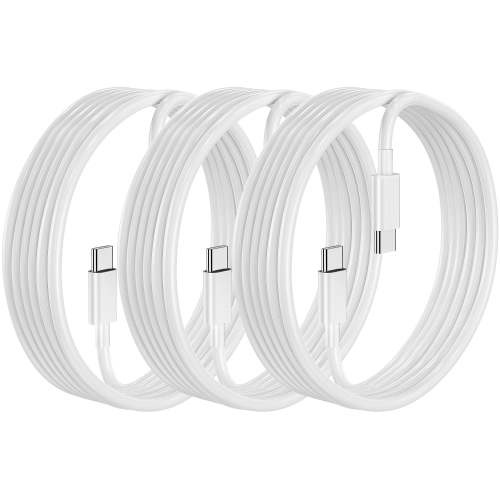 Long 10ft 3-Pack USB C to USB C Fast Charging Cable, goldove 60W Charger Cord