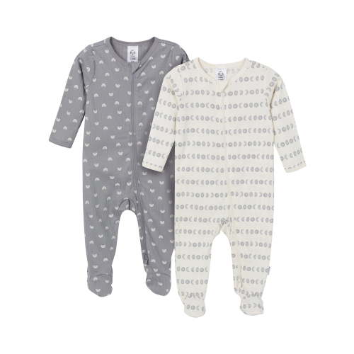 Gerber Gender Neutral Sleep ´N Play Footed Pajamas, 2-Pack, Sizes Preemie - 6/9 Months