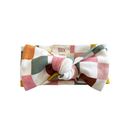 Cake Pop Checkerboard / Organic Bow