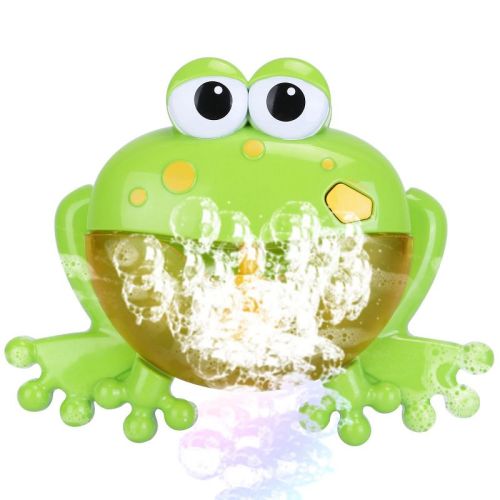 Babyluv"frog Musical Bubble Bath Maker – Fun Toddler Bath Toy With Music & Bubbles For Bathtub Play"green