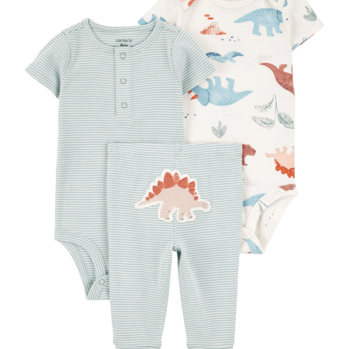 Multi Baby Boy 3-Piece Dinosaur Little Character Set | Carter’s Oshkosh Canada
