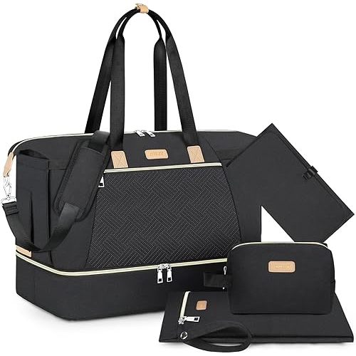 ITIEZY Diaper Bag Tote for Baby - Large Mommy Bag with Portable Changing Pad Pacifier Case, Hospital Bags Travel Baby Bag