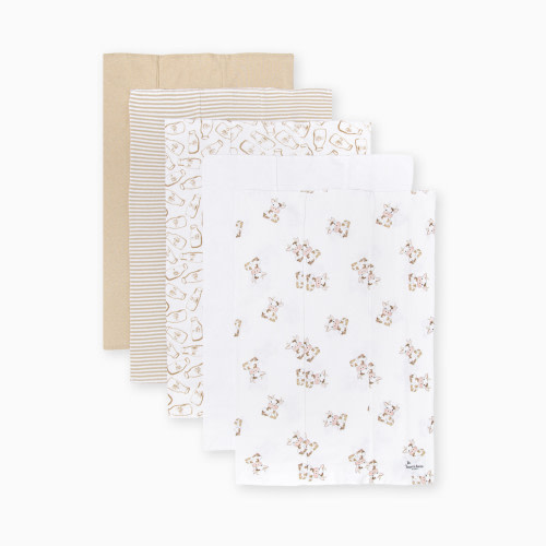 Burt's Bees Baby Organic Burp Cloth (5 Pack) - Cow