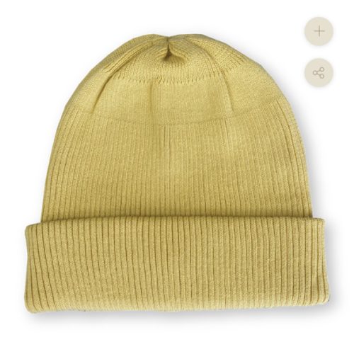Grown Knitted Pixie Beanie - Dusty Lime