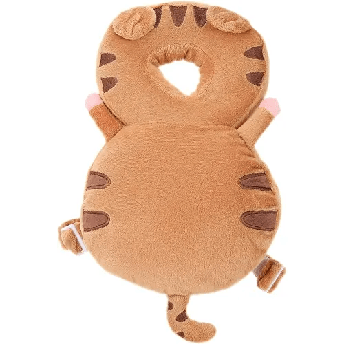 Baby Head Protection Backpack - Soft & Comfortable, Cute Cartoon Design, Tiger