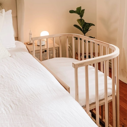 Babybay Bedside Sleeper + Mattress Pad