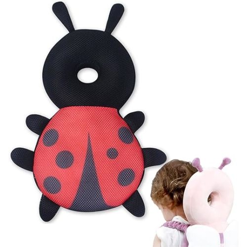 Baby Head Protection Backpack, Head Protector for Baby Walking, Baby Fall Head Protector Backpack for Safety Baby Learning Walking Crawling Adjustable Back Safety Soft & Comfortable