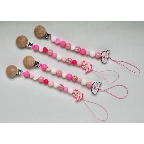 Pink Cowgirl Pacifier Clip/ Pacifier Clip/ Newborn Pacifier Clip/ Baby Shower Gift/ Pacifier Holder/ Baby Pacifier Clip/ Girl Pacifier Clip