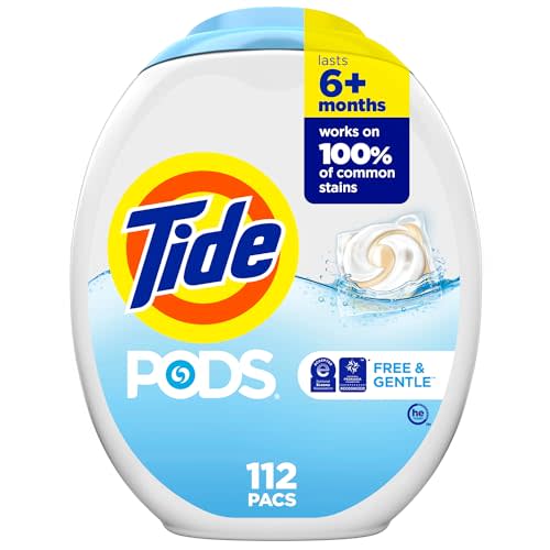 Tide PODS Free and Gentle, 112 Count