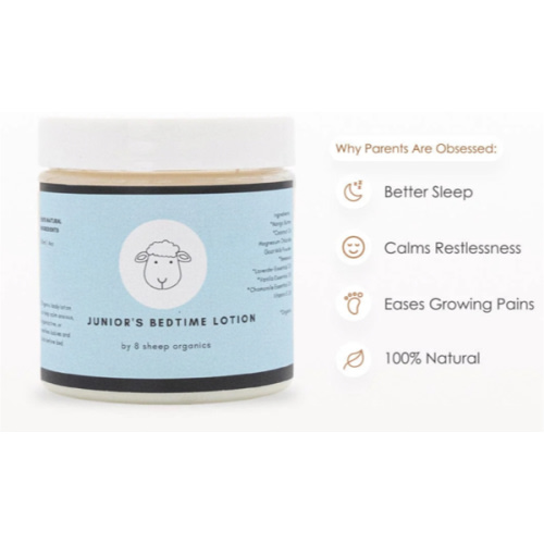 Bedtime Lotion | Sleep Lotion for Babies & Toddlers | 8 Sheep Organics