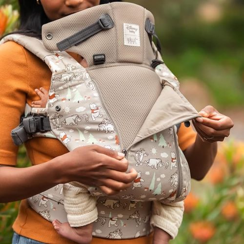 LÍLLÉbaby Complete All Seasons Ergonomic 6-in-1 Baby Carrier Newborn to Toddler - with Lumbar Support - for Children 7-45 Pounds - 360 Degree Baby Wearing - Disney's Pooh's Perfect Day