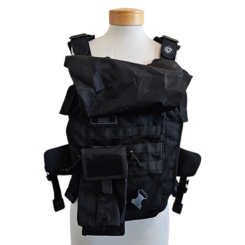 Mission Critical S.01 Action Ergonomic Black Baby Carriers Mens 10400B Vest
