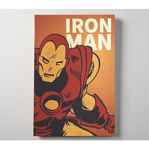 Marvel Super Heroes Glow-in-the-Dark Art (36" x 24")