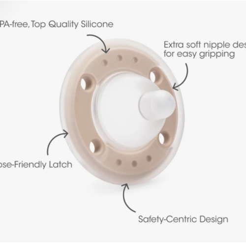 Ninni Pacifier Oatmeal 2 Pack