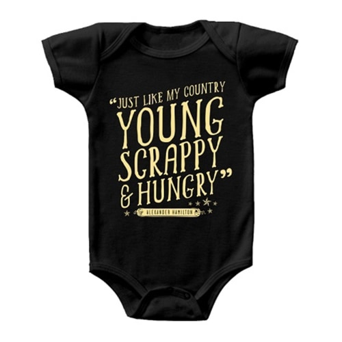 Hamilton Young Scrappy and Hungry Bodysuit
