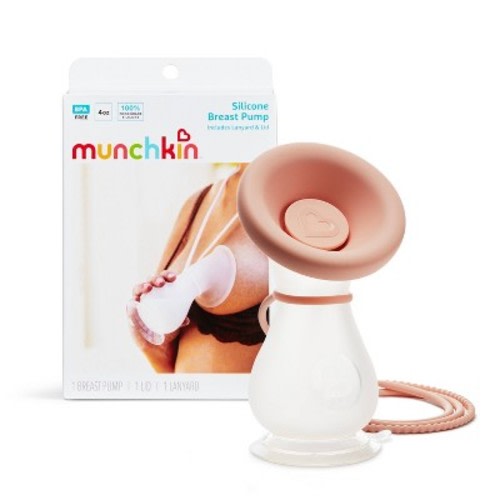 Munchkin Silicone Manual Breast Pump - 1oz