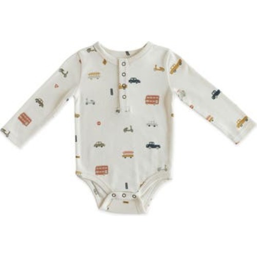 Rush Hour Organic Cotton Bodysuit, 6-12M
