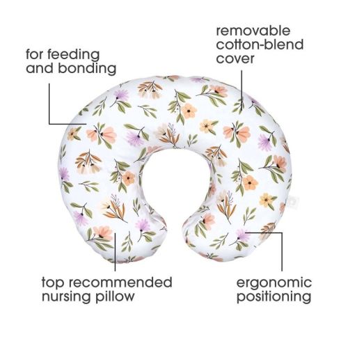 Boppy Original Support Pillow - Neutral Wildflowers