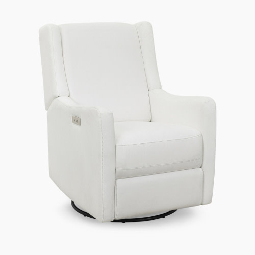 Delta Children Mercer Electronic Power Recliner and Swivel Glider - Pearl