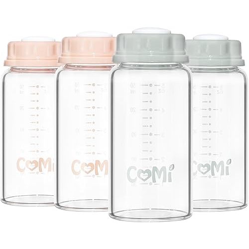 Glass Baby Bottle for Storage