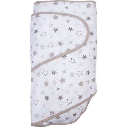 Miracle Blanket Swaddle Wrap - Cloud Gray/pastel Yellow