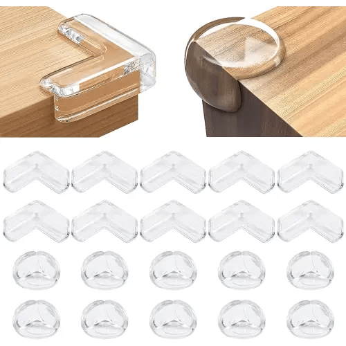 20 Pack Corner Protector Baby, Table Corner Protectors for Baby Corner Protector Guards Clear Corner Protectors for Furniture Corner Protectors Corner Guards Baby Proof Corner Covers Baby Safety