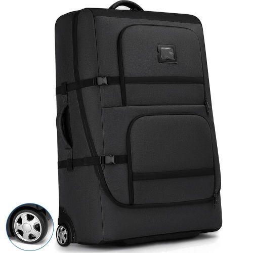 Padded Stroller Travel Bag with Wheels, Compatible with Nuna Mixx Next, UPPAbaby MINU V2 and MINU, Padded Stroller Storage Bag for Airplane, Foldable Gate Check Stroller Bag with Dual Handles