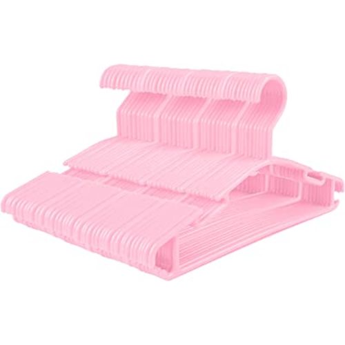 GoodtoU Baby Hangers Plastic - Kids & Toddler Hangers, 60 Pack in Pink