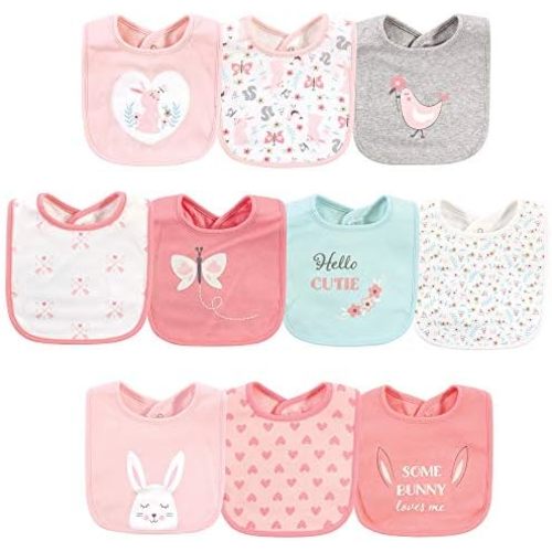 Hudson Baby Unisex BabyCotton Bibs