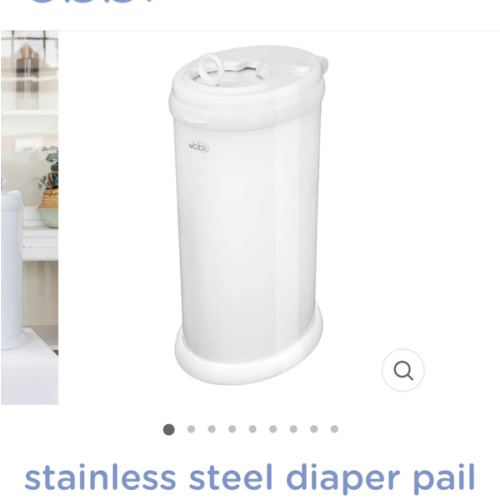 ubbi stainless steel diaper pail