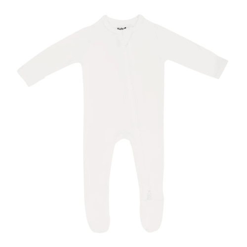 KYTE BABY | 0-3 Month Zippered Footie in Cloud