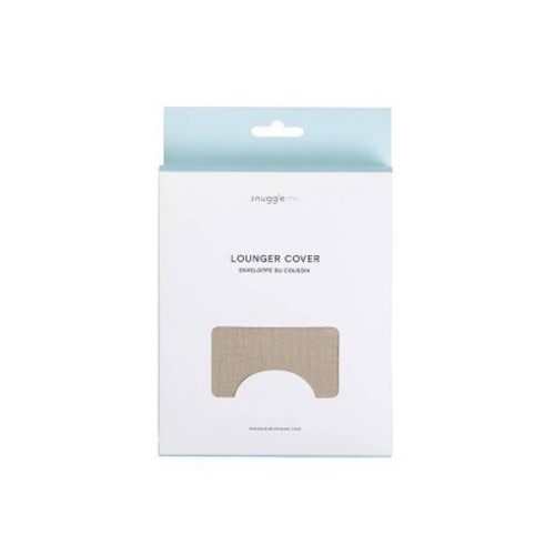Snuggle Me Lounger Curve Muslin Cover - Birch