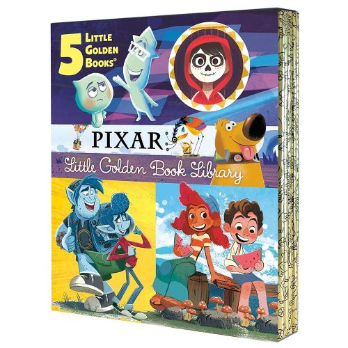 Pixar Little Golden Book Library (Disney/Pixar): Coco, Up, Onward, Soul, Luca